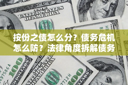 北京按份之债怎么分？债务危机怎么防？法律角度拆解债务分配与风险自保指南