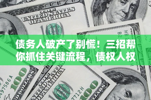 北京债务人破产了别慌！三招帮你抓住关键流程，债权人权益不再缩水