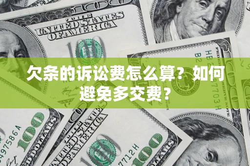 北京欠条的诉讼费怎么算？如何避免多交费？