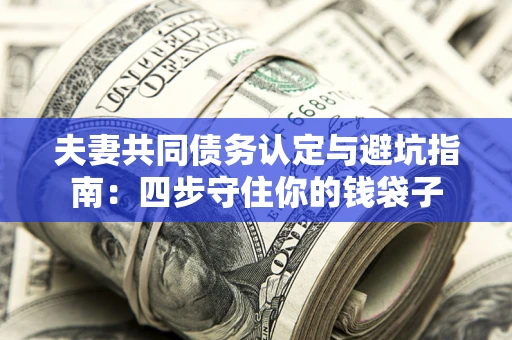北京夫妻共同债务认定与避坑指南：四步守住你的钱袋子