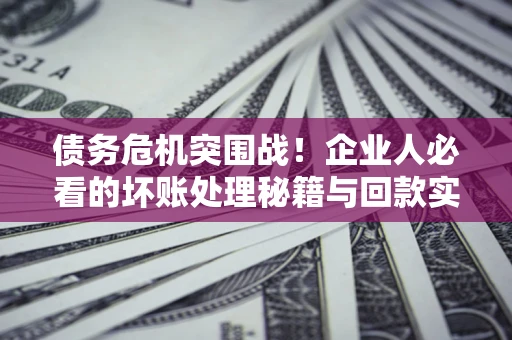 北京债务危机突围战！企业人必看的坏账处理秘籍与回款实战指南